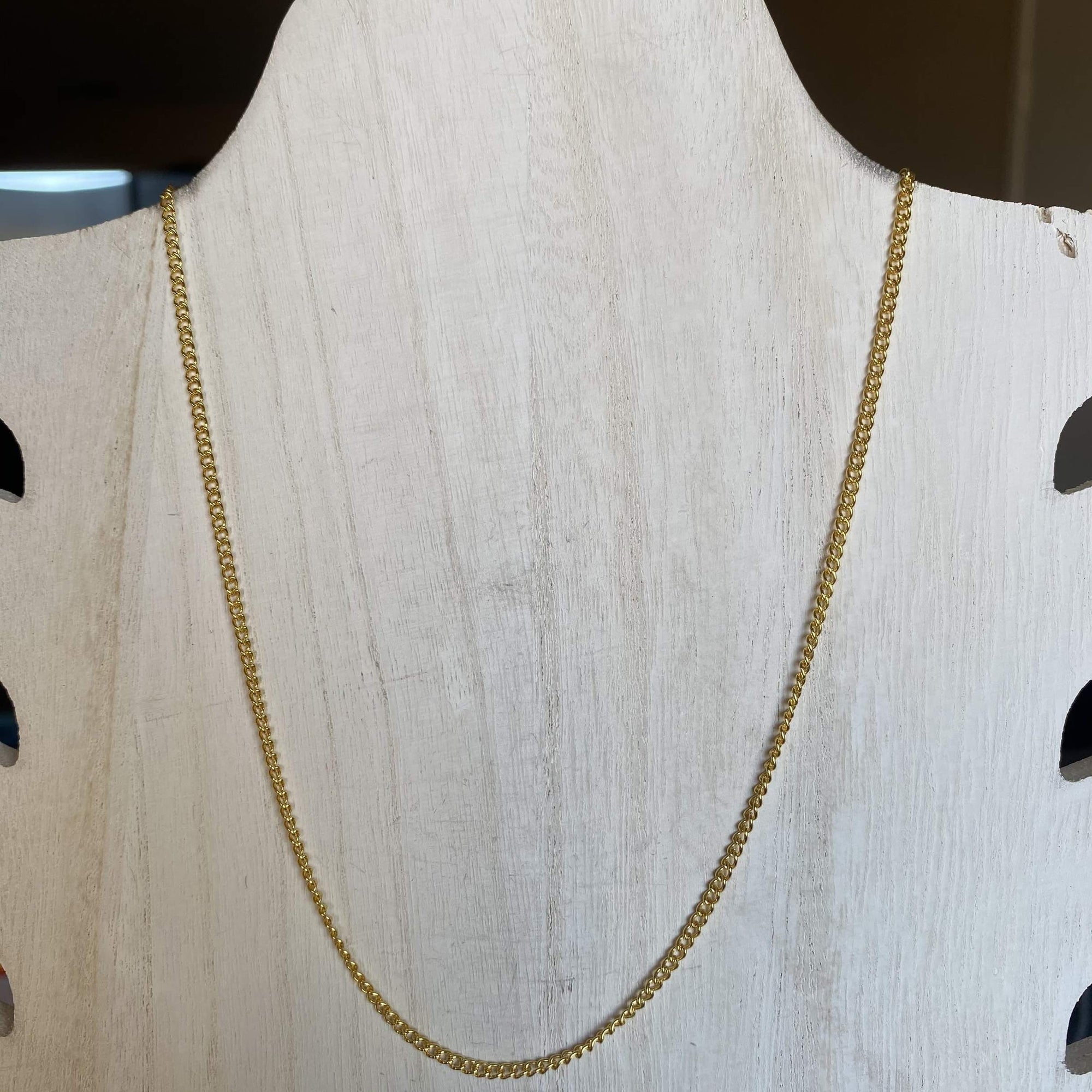Gold Plated Necklace Chain - 20in